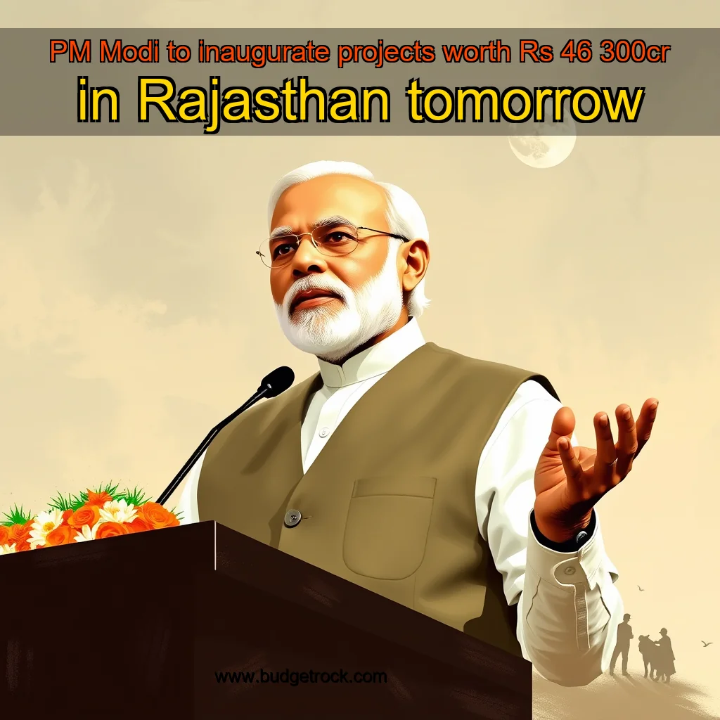 You are currently viewing PM Modi to inaugurate projects worth Rs 46  300cr in Rajasthan tomorrow