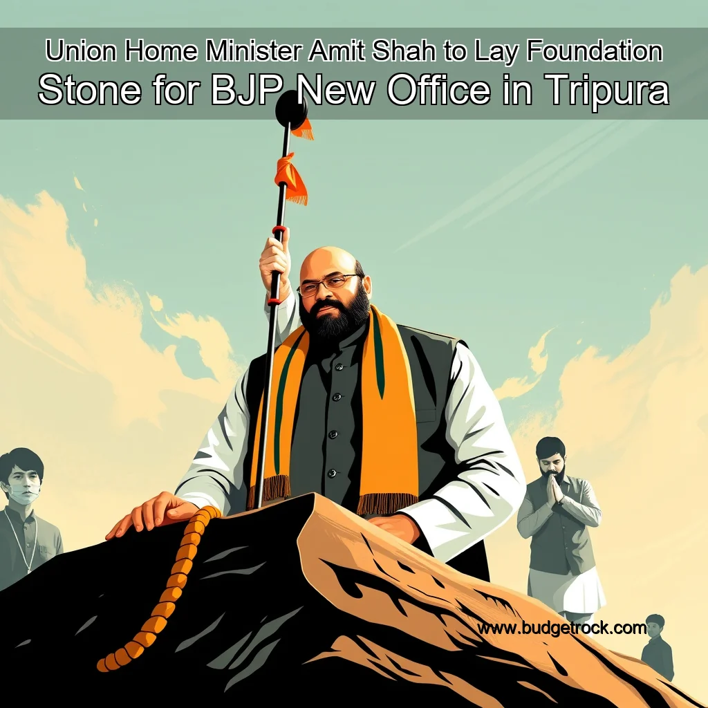 You are currently viewing Union Home Minister Amit Shah to Lay Foundation Stone for BJP New Office in Tripura