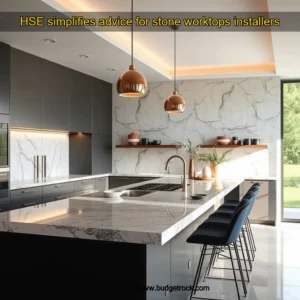 Artistic representation for HSE simplifies advice for stone worktops installers