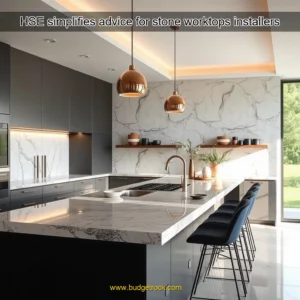 Artistic representation for HSE simplifies advice for stone worktops installers