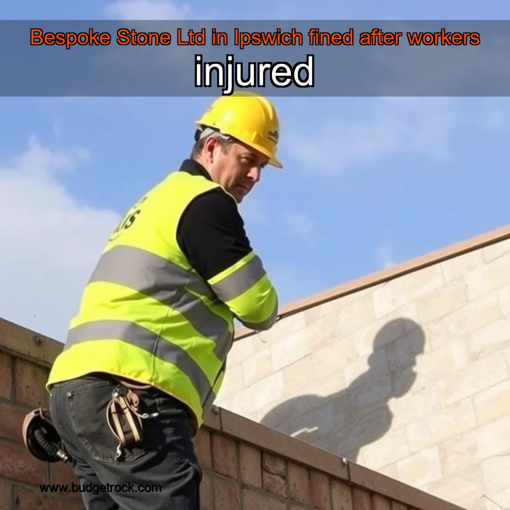 Read more about the article Bespoke Stone Ltd in Ipswich fined after workers injured