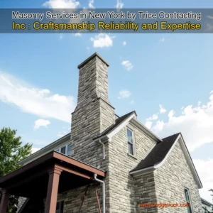Artistic representation for Masonry Services in New York by Trice Contracting Inc : Craftsmanship Reliability and Expertise