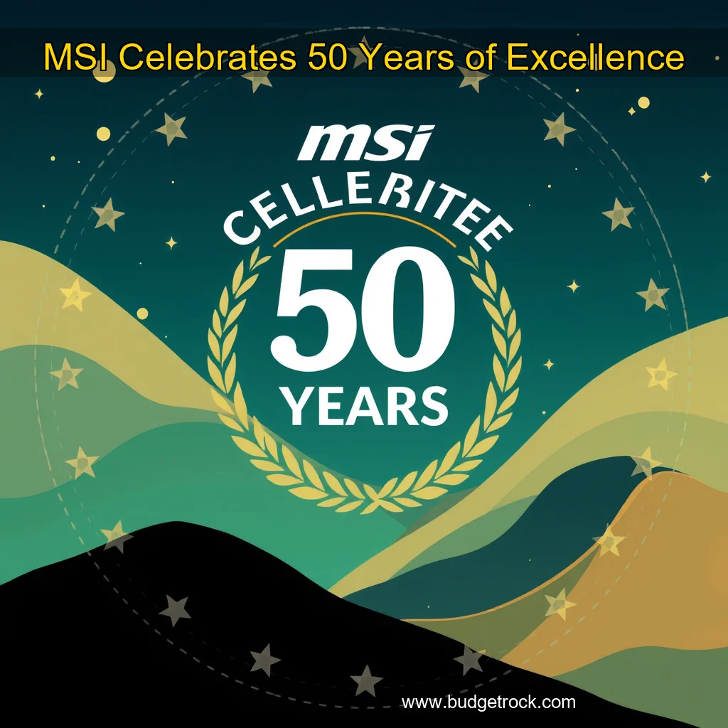 Read more about the article MSI Celebrates 50 Years of Excellence