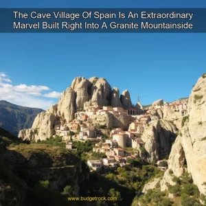 Artistic representation for The Cave Village Of Spain Is An Extraordinary Marvel Built Right Into A Granite Mountainside