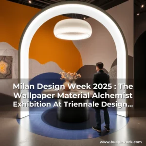 Artistic representation for Milan Design Week 2025 : The Wallpaper Material Alchemist Exhibition At Triennale Design Museum, Milan, Italy, 2025.