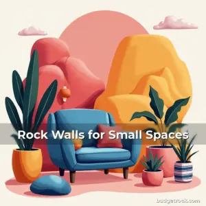 Artistic representation for Rock Walls for Small Spaces