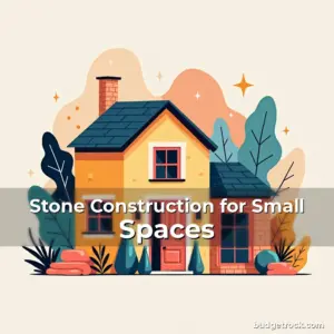 Artistic representation for Stone Construction for Small Spaces