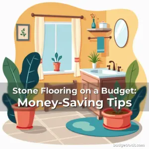 Artistic representation for Stone Flooring on a Budget: Money-Saving Tips