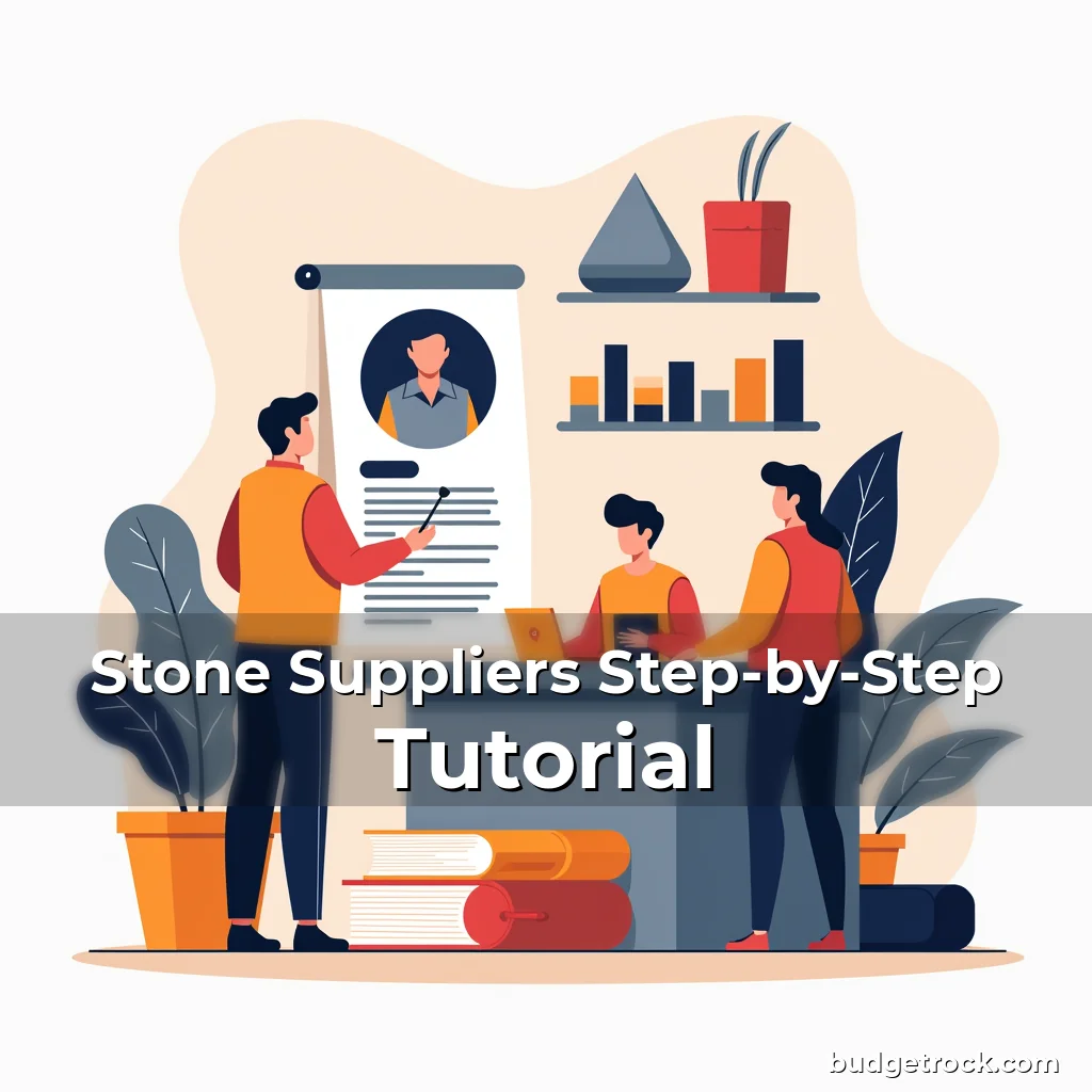 You are currently viewing Stone Suppliers Step-by-Step Tutorial