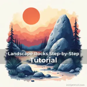 Read more about the article Landscape Rocks Step-by-Step Tutorial