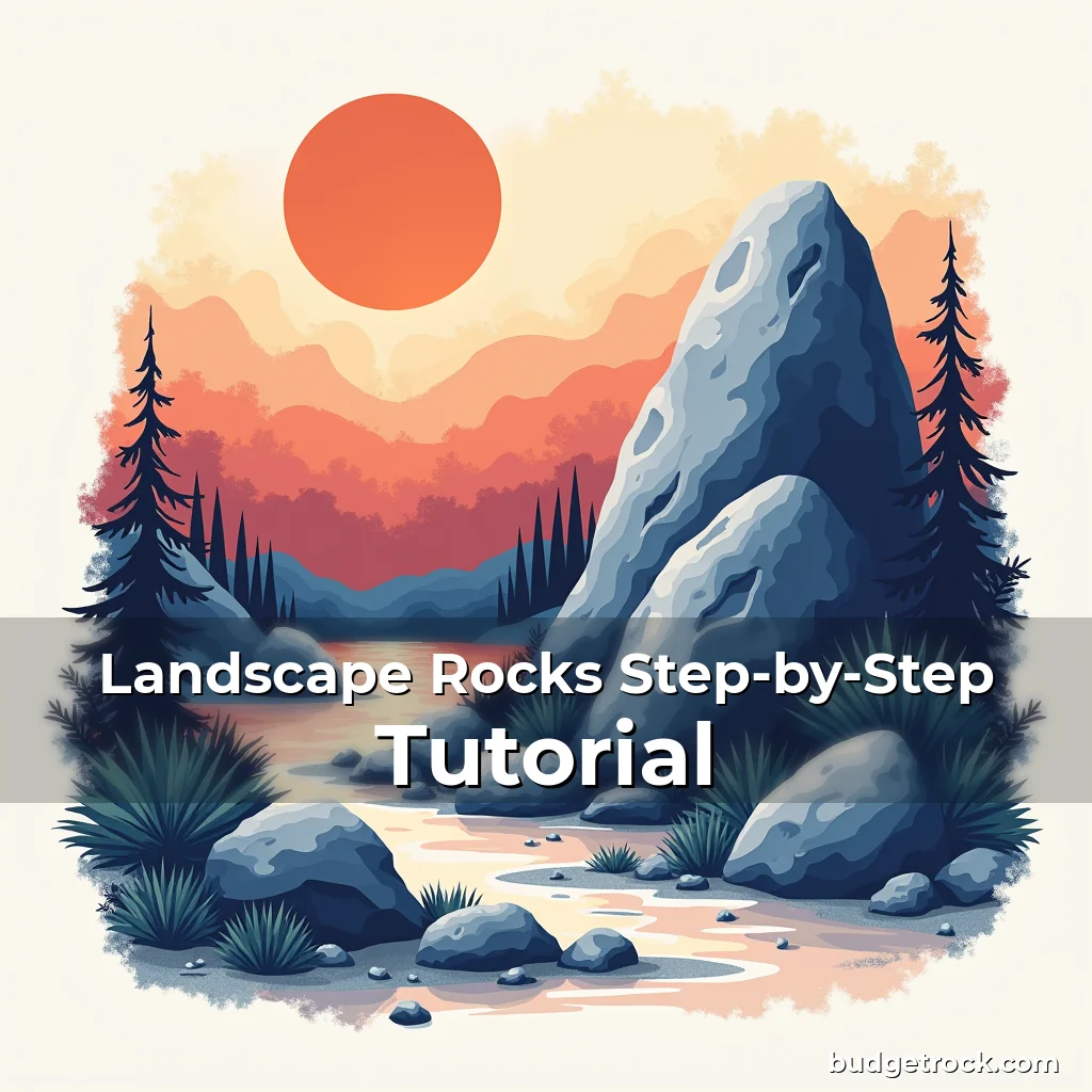 Read more about the article Landscape Rocks Step-by-Step Tutorial