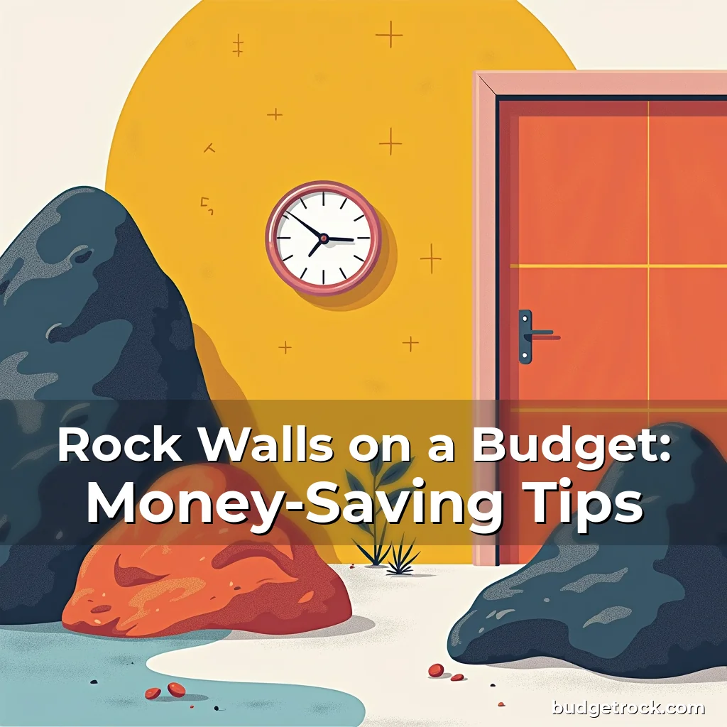 Read more about the article Rock Walls on a Budget: Money-Saving Tips