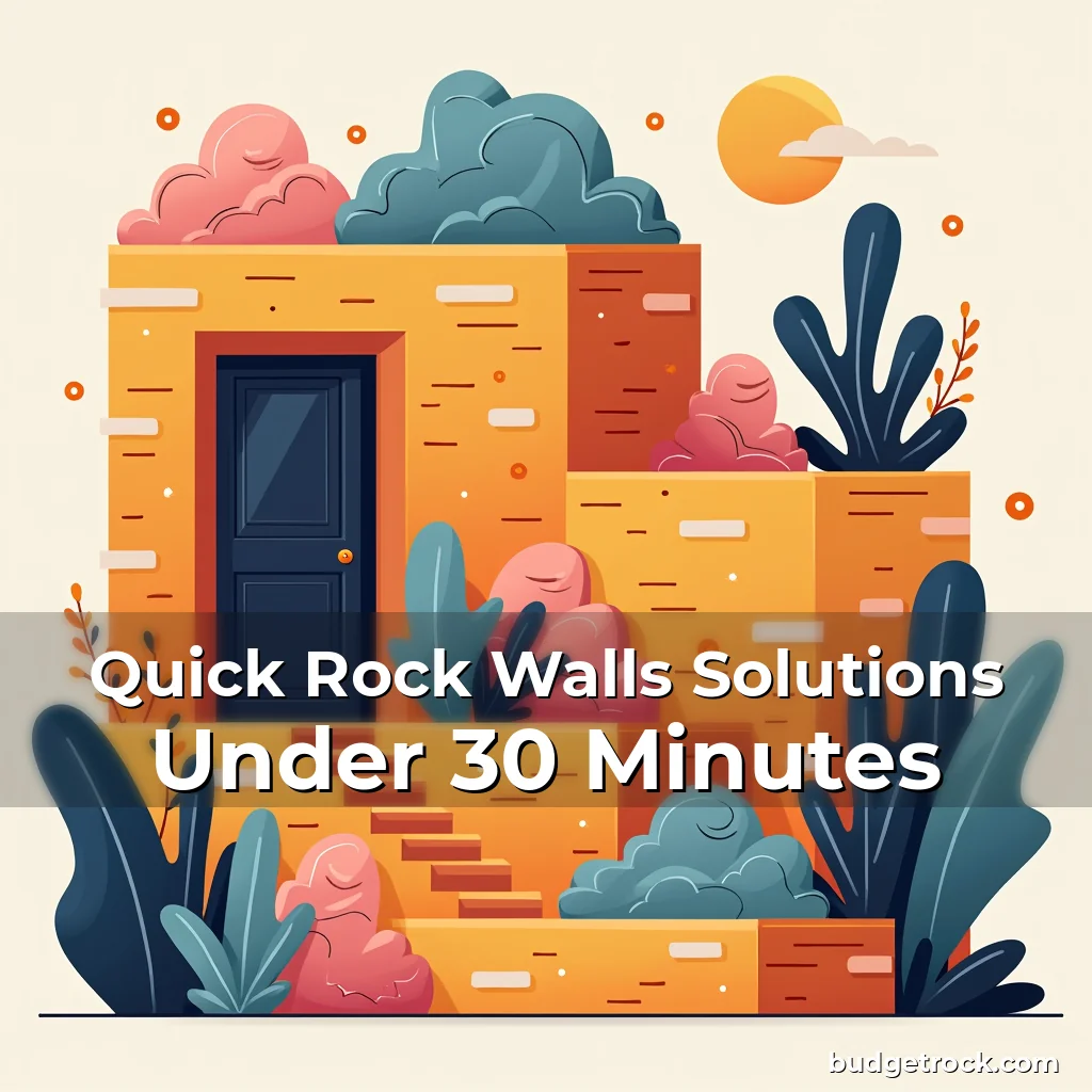 Read more about the article Quick Rock Walls Solutions Under 30 Minutes