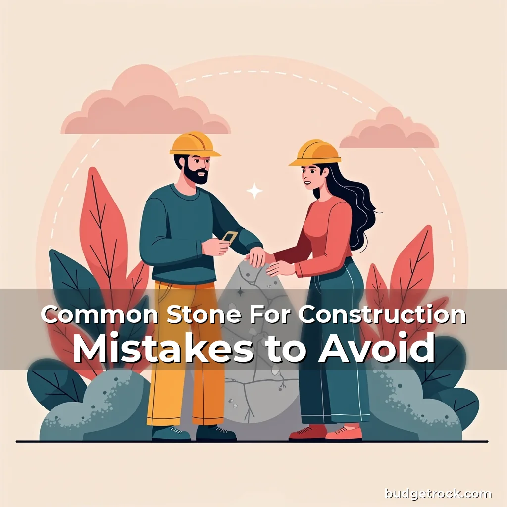 You are currently viewing Common Stone For Construction Mistakes to Avoid