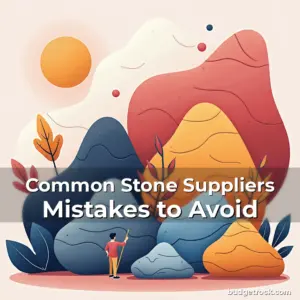 Read more about the article Common Stone Suppliers Mistakes to Avoid