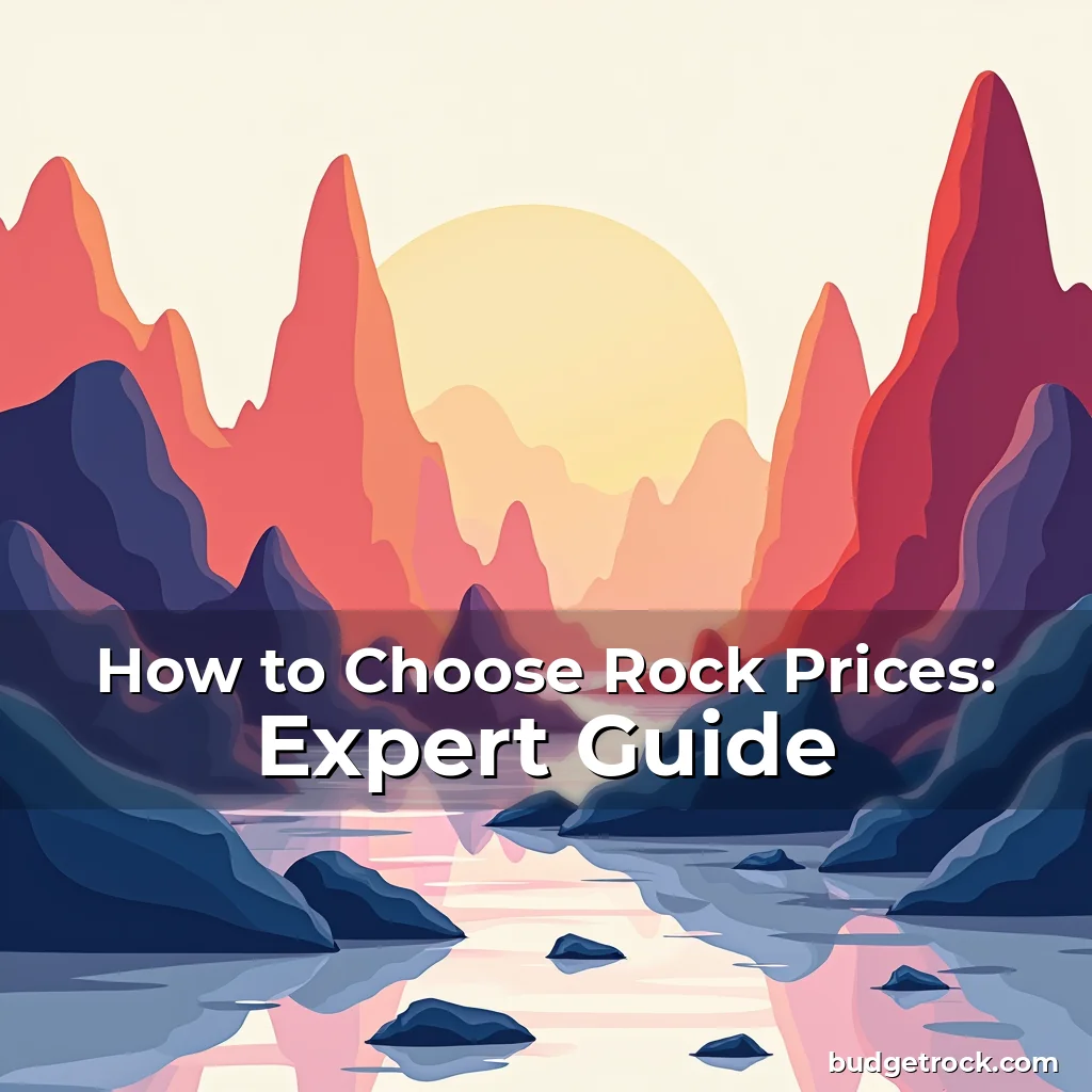 Read more about the article How to Choose Rock Prices: Expert Guide