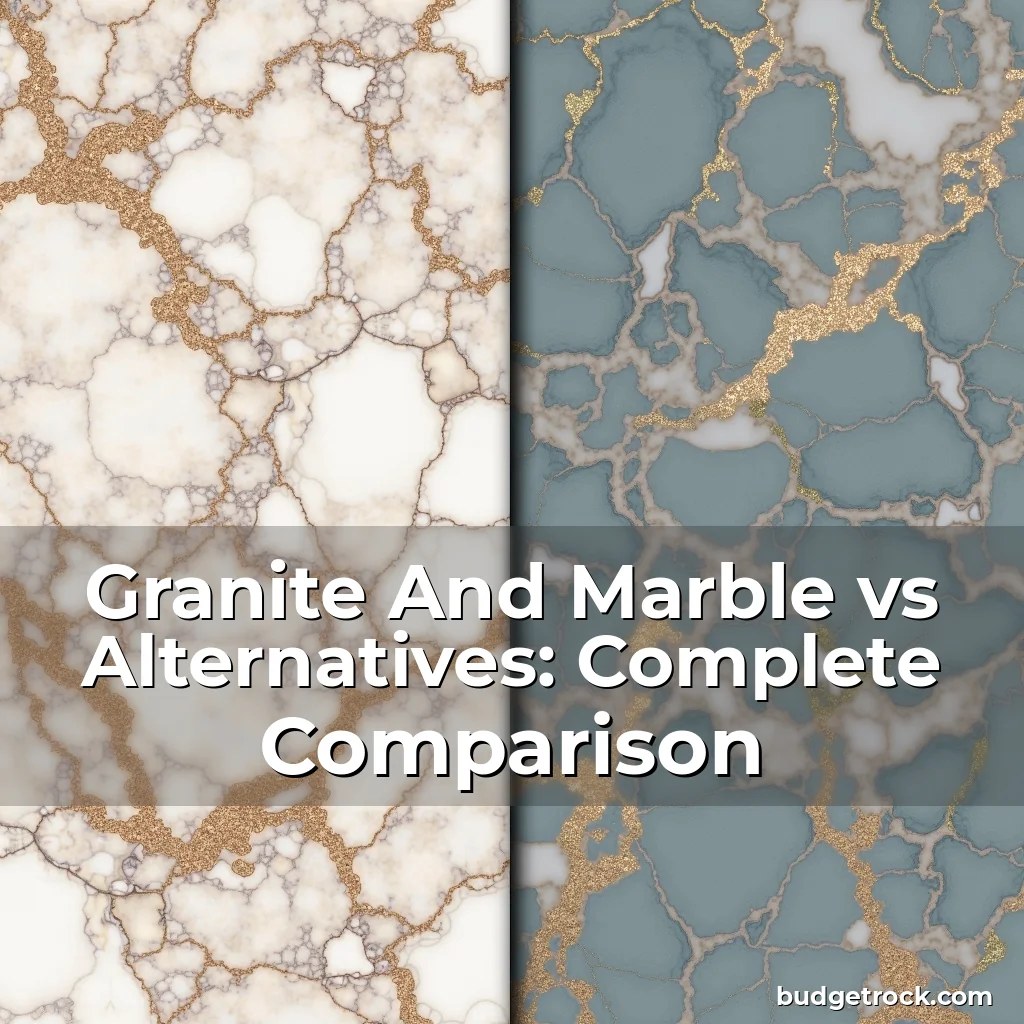 Read more about the article Granite And Marble vs Alternatives: Complete Comparison