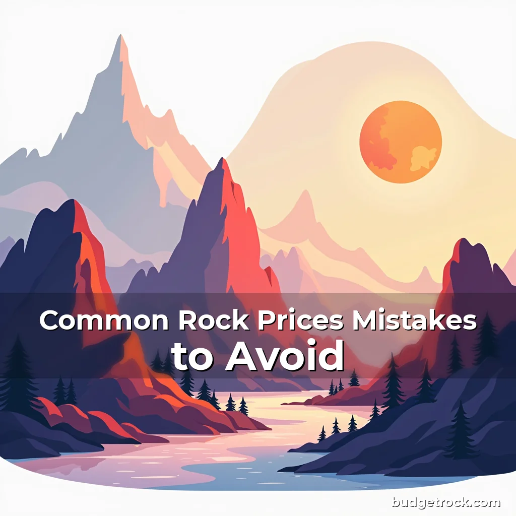 Read more about the article Common Rock Prices Mistakes to Avoid