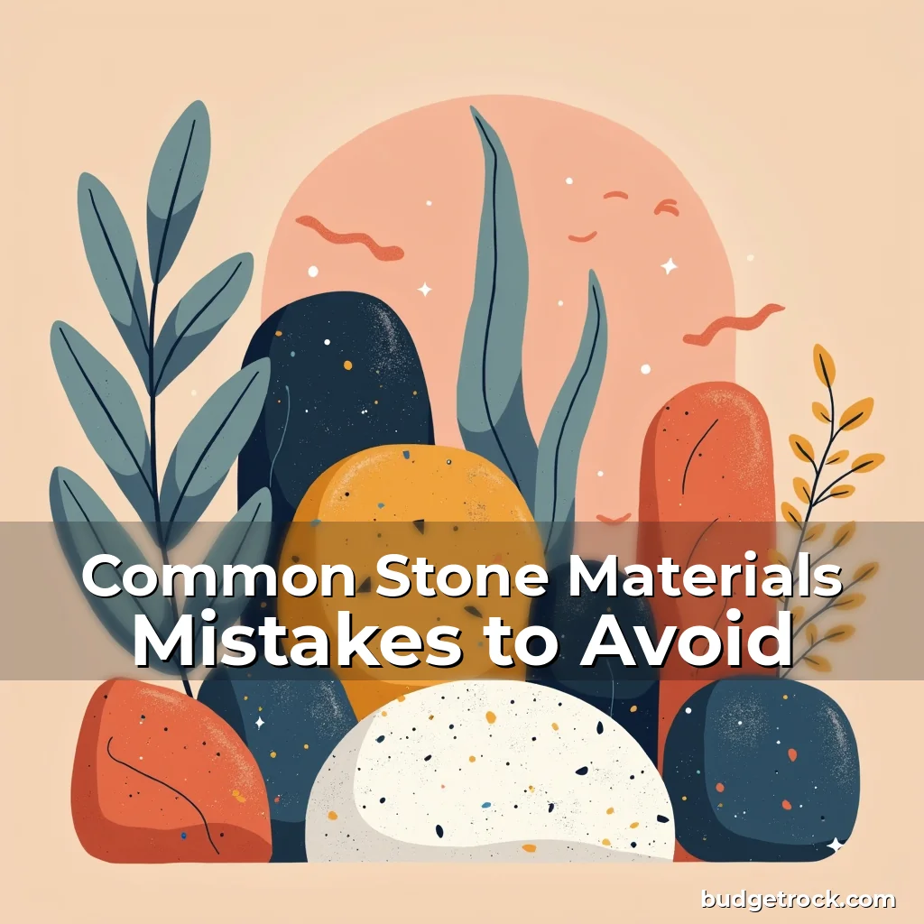 Read more about the article Common Stone Materials Mistakes to Avoid