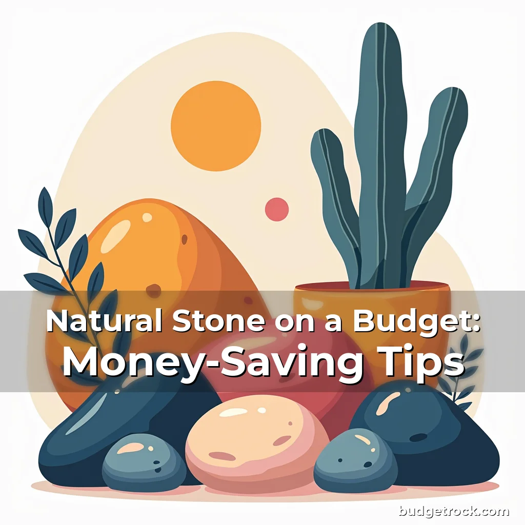You are currently viewing Natural Stone on a Budget: Money-Saving Tips