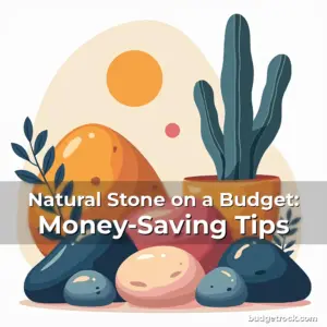Artistic representation for Natural Stone on a Budget: Money-Saving Tips