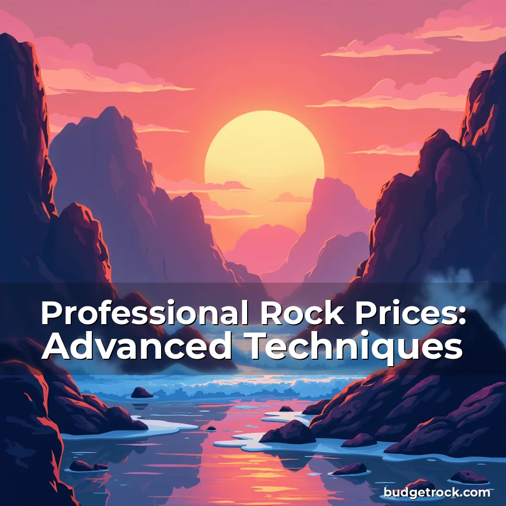Read more about the article Professional Rock Prices: Advanced Techniques