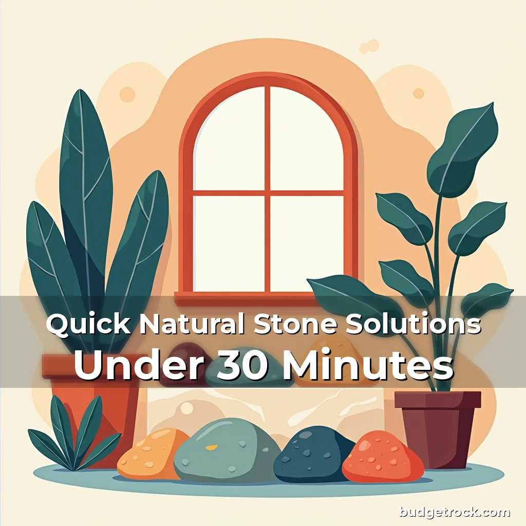You are currently viewing Quick Natural Stone Solutions Under 30 Minutes