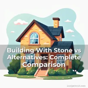 Artistic representation for Building With Stone vs Alternatives: Complete Comparison