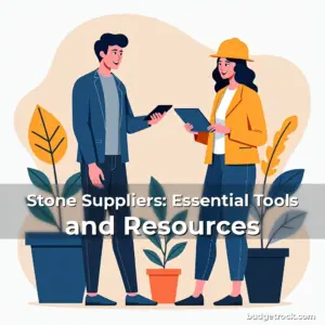 Artistic representation for Stone Suppliers: Essential Tools and Resources