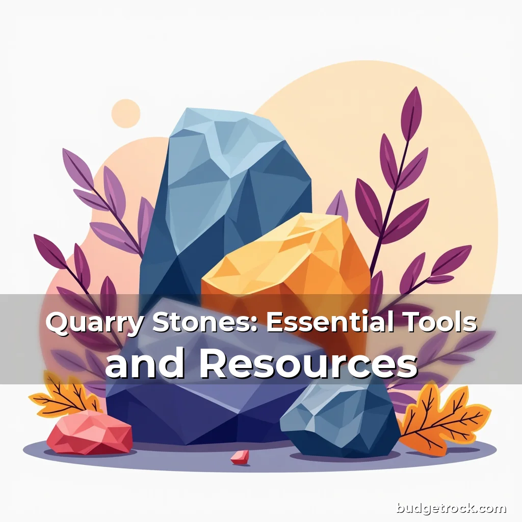 You are currently viewing Quarry Stones: Essential Tools and Resources