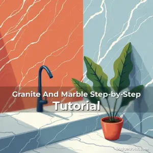 Artistic representation for Granite And Marble Step-by-Step Tutorial