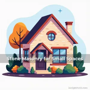 Artistic representation for Stone Masonry for Small Spaces