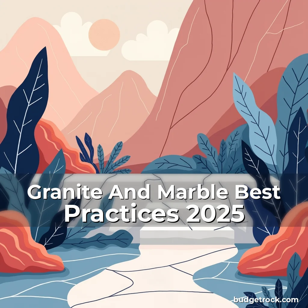 Read more about the article Granite And Marble Best Practices 2025