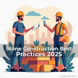 Artistic representation for Stone Construction Best Practices 2025