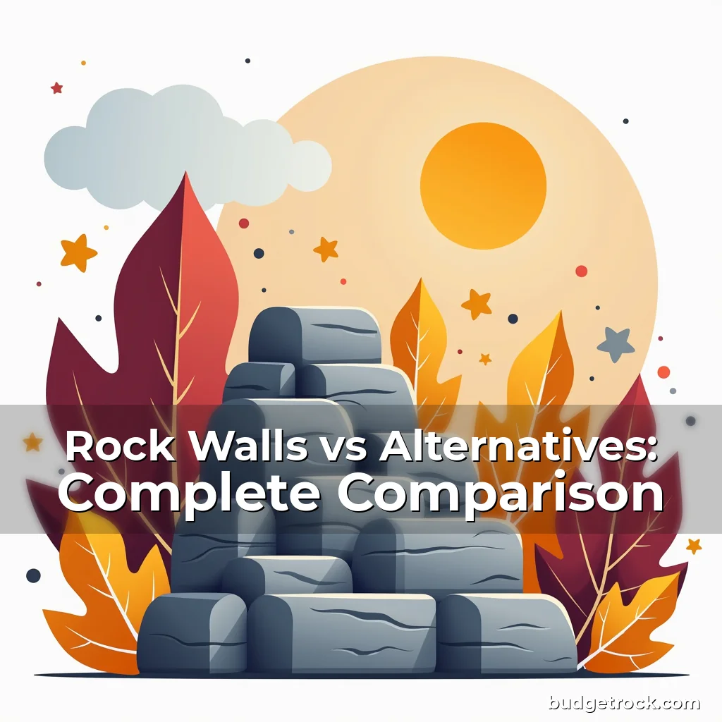 Read more about the article Rock Walls vs Alternatives: Complete Comparison