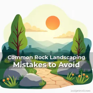 Artistic representation for Common Rock Landscaping Mistakes to Avoid