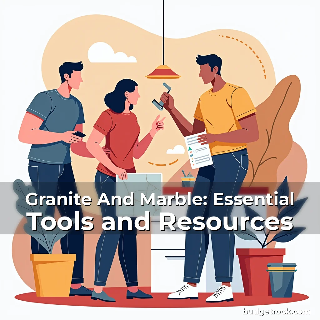 Read more about the article Granite And Marble: Essential Tools and Resources