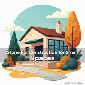 Artistic representation for Stone For Construction for Small Spaces