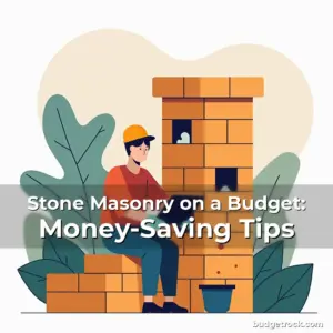 Artistic representation for Stone Masonry on a Budget: Money-Saving Tips