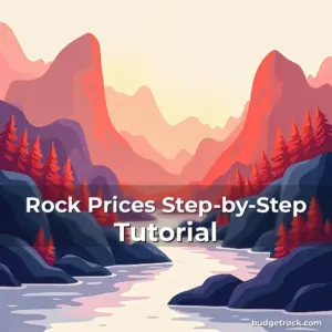 Read more about the article Rock Prices Step-by-Step Tutorial