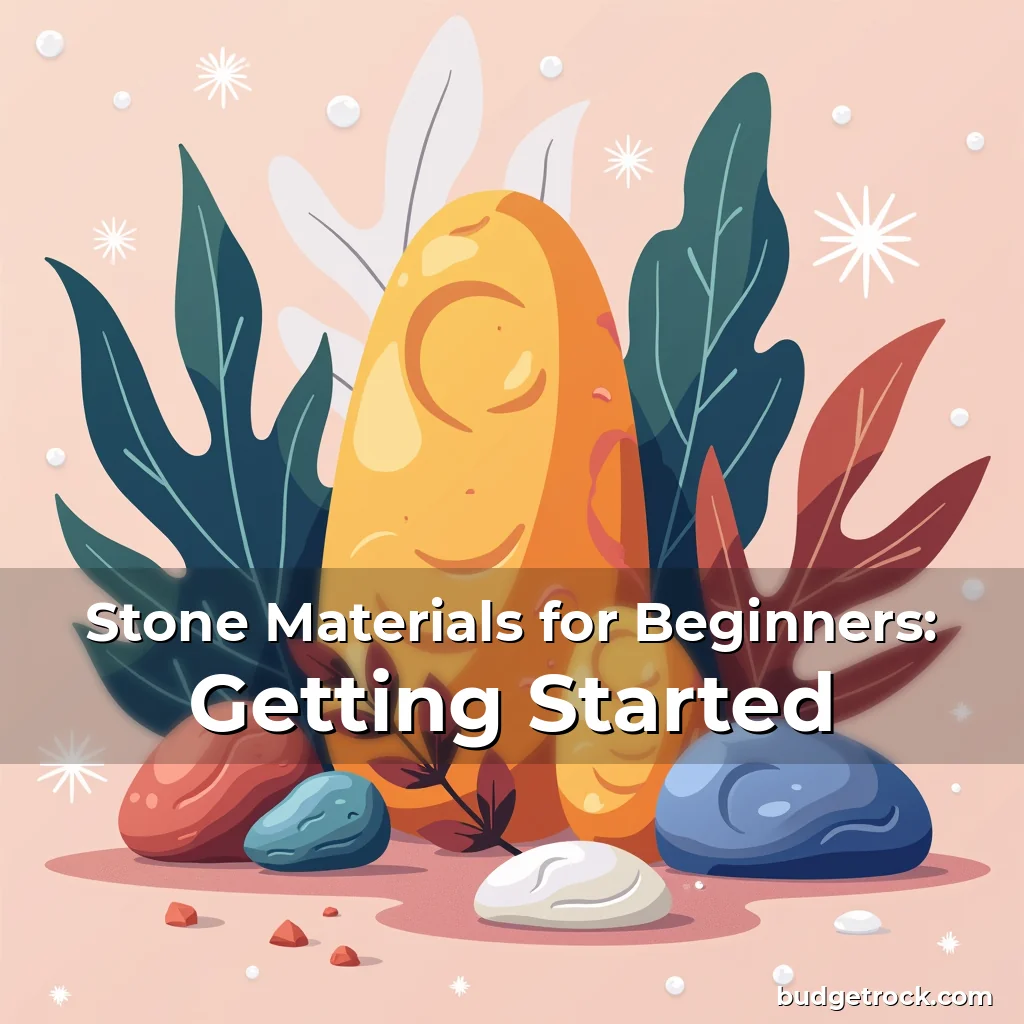 Read more about the article Stone Materials for Beginners: Getting Started