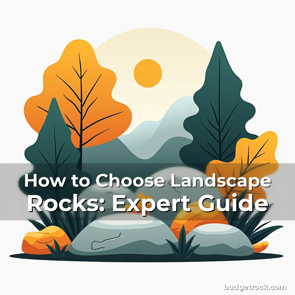 Read more about the article How to Choose Landscape Rocks: Expert Guide