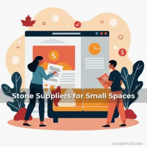 Artistic representation for Stone Suppliers for Small Spaces