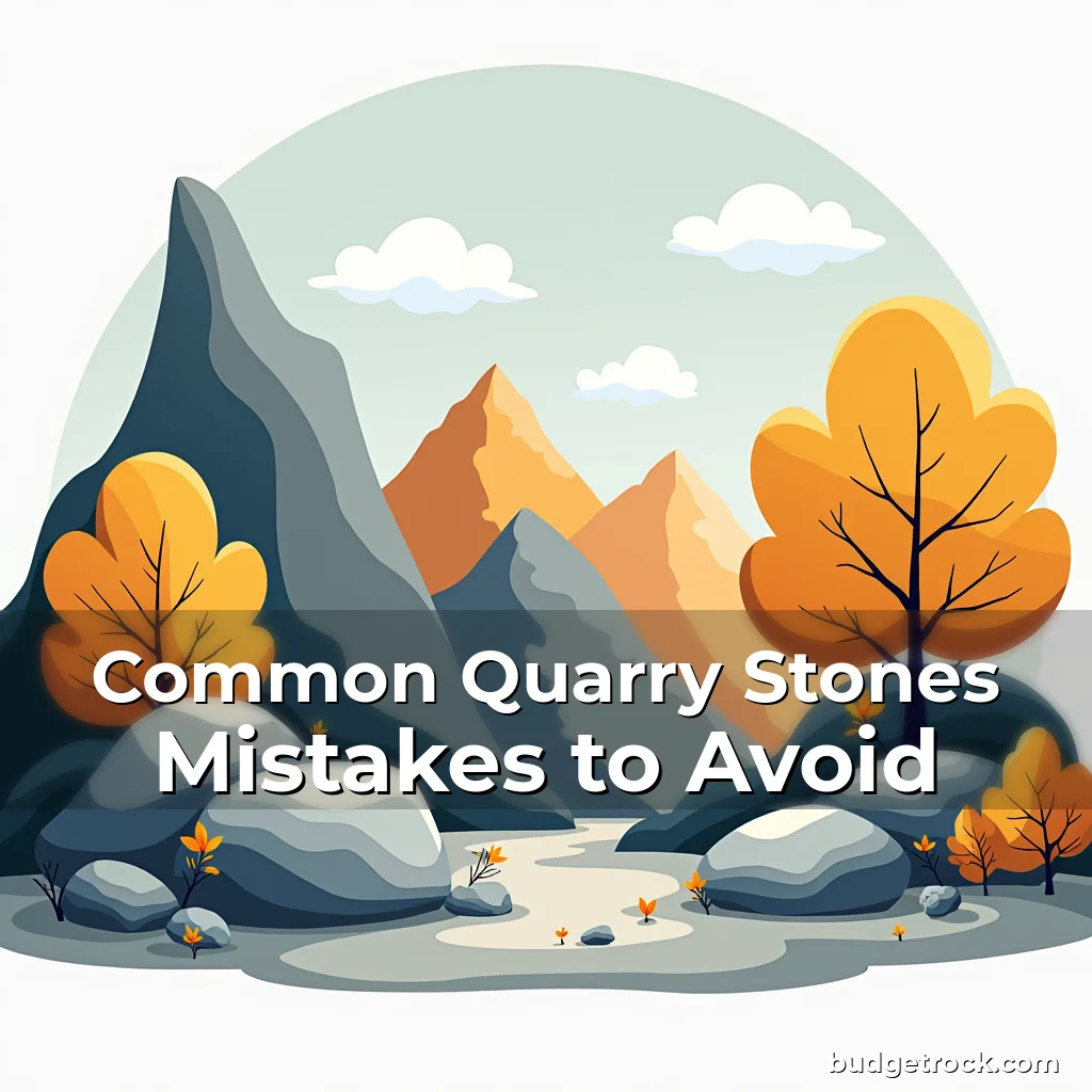 Read more about the article Common Quarry Stones Mistakes to Avoid