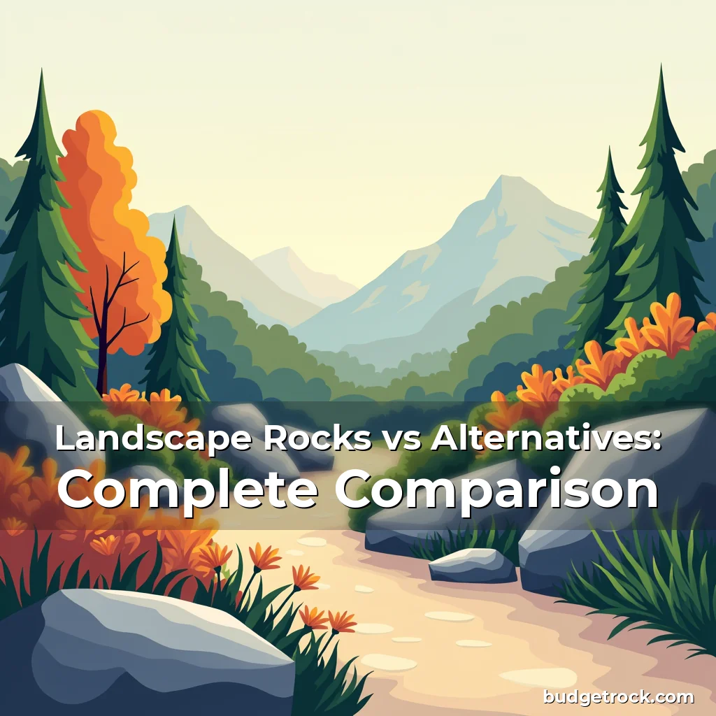 Read more about the article Landscape Rocks vs Alternatives: Complete Comparison