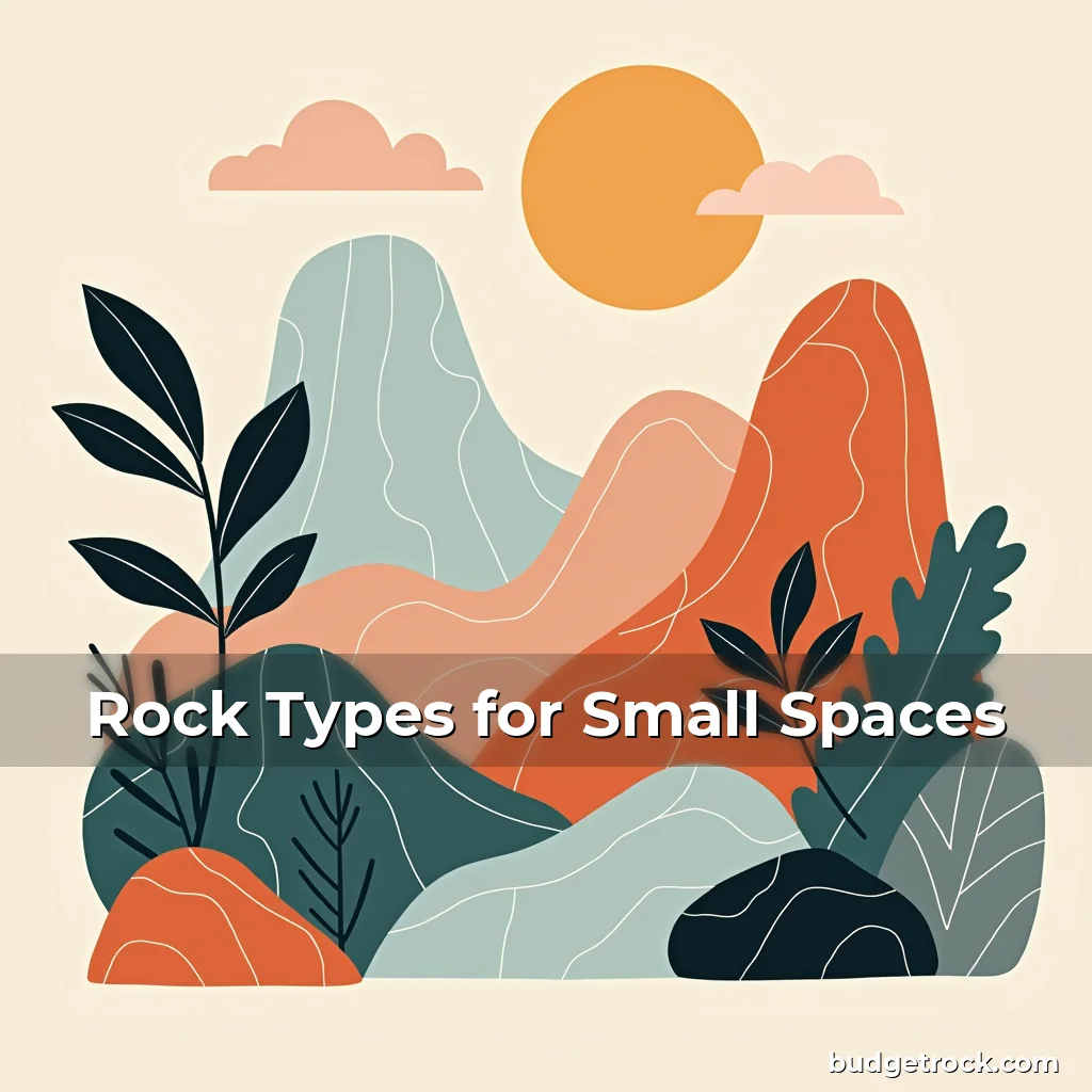 Read more about the article Rock Types for Small Spaces