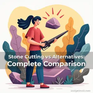 Artistic representation for Stone Cutting vs Alternatives: Complete Comparison