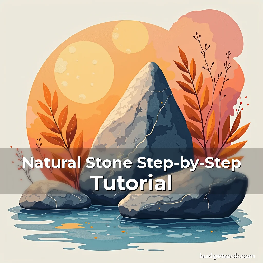 You are currently viewing Natural Stone Step-by-Step Tutorial