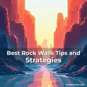 Artistic representation for Best Rock Walls Tips and Strategies