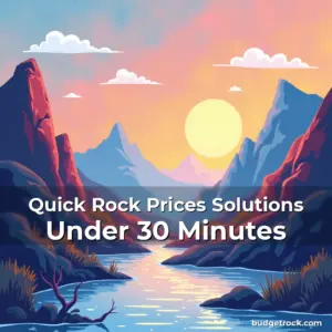 Read more about the article Quick Rock Prices Solutions Under 30 Minutes